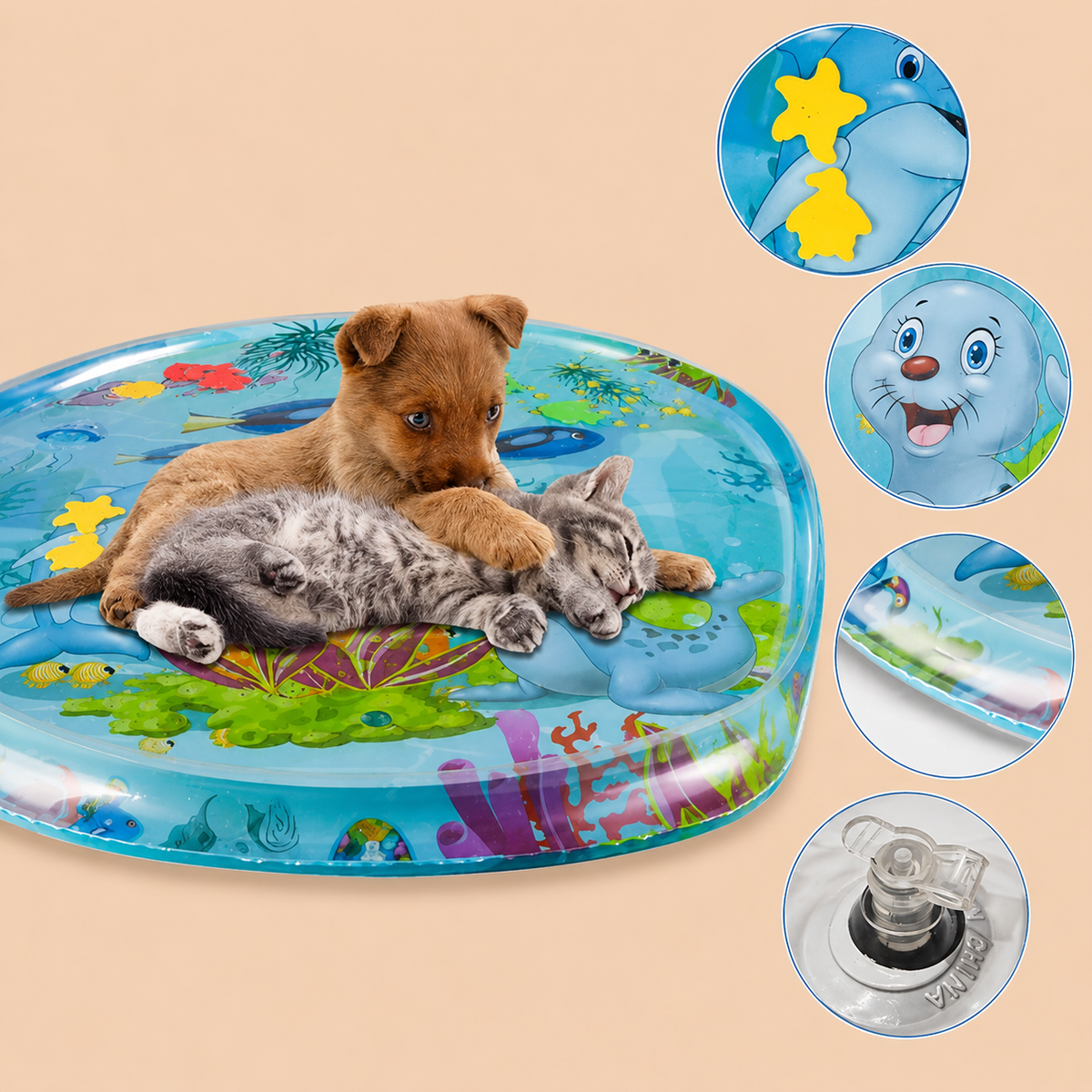 Inflatable Baby Water Play Mat